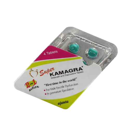 雙效威而鋼 印度卡瑪格 Super kamagra 助勃增硬+持久延遲 4顆/盒