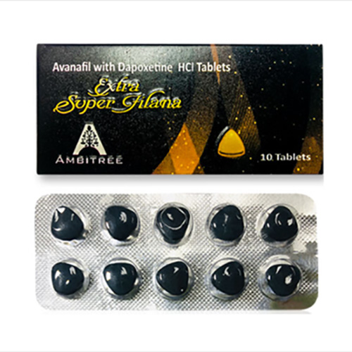 印度黑水鬼 >超級阿伐那非雙效片 Extra Super Filana 10粒/盒